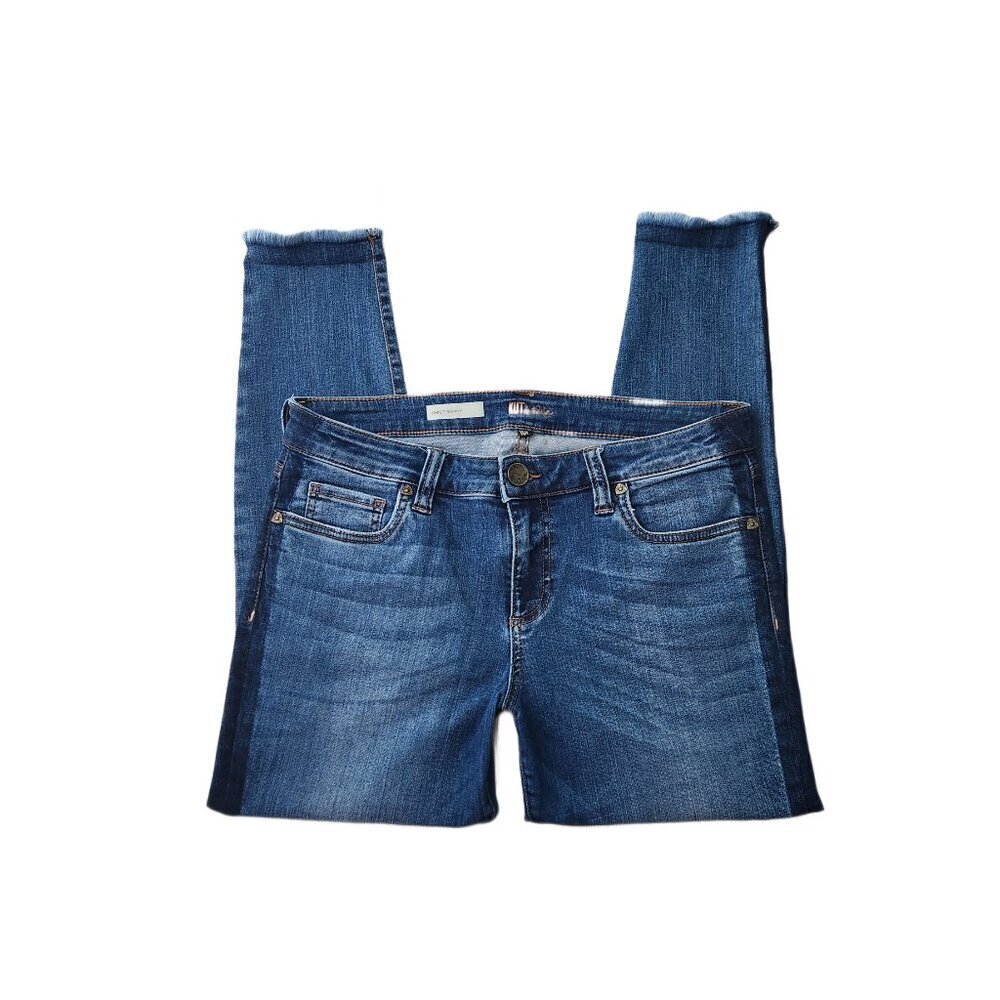 Kut from the Kloth Mid-Rise Ankle Skinny Jeans